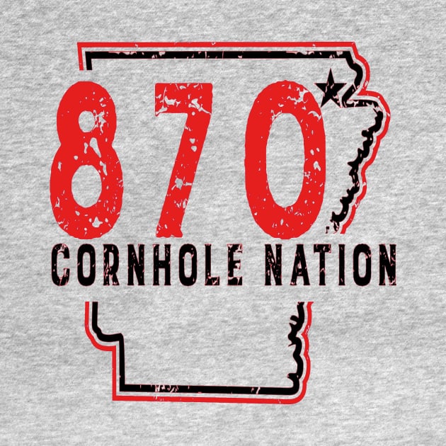 870 Red and Black by 870 Cornhole Nation